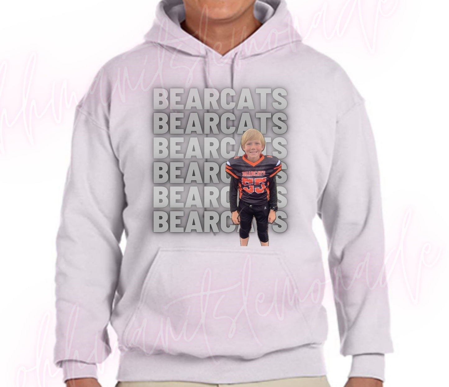 Spirit Wear Team Logo With Athlete