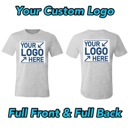 Short Sleeve T-Shirt - Add Your Logo to Full Front & Full Back