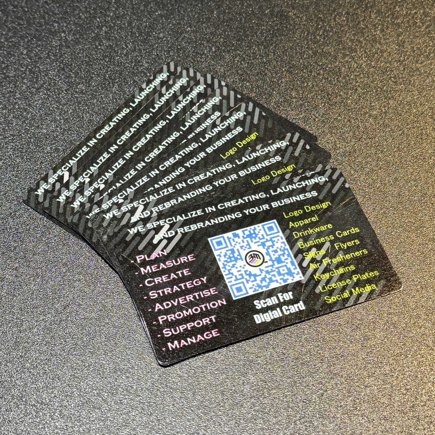 Custom Branded Metal Business Cards